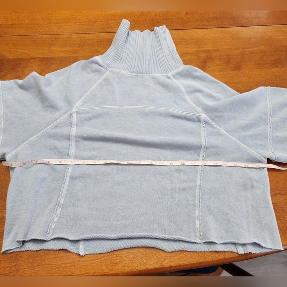 Aerie Light Blue Women's Knit Hoodie, NWOT! - Picture 5 of 5